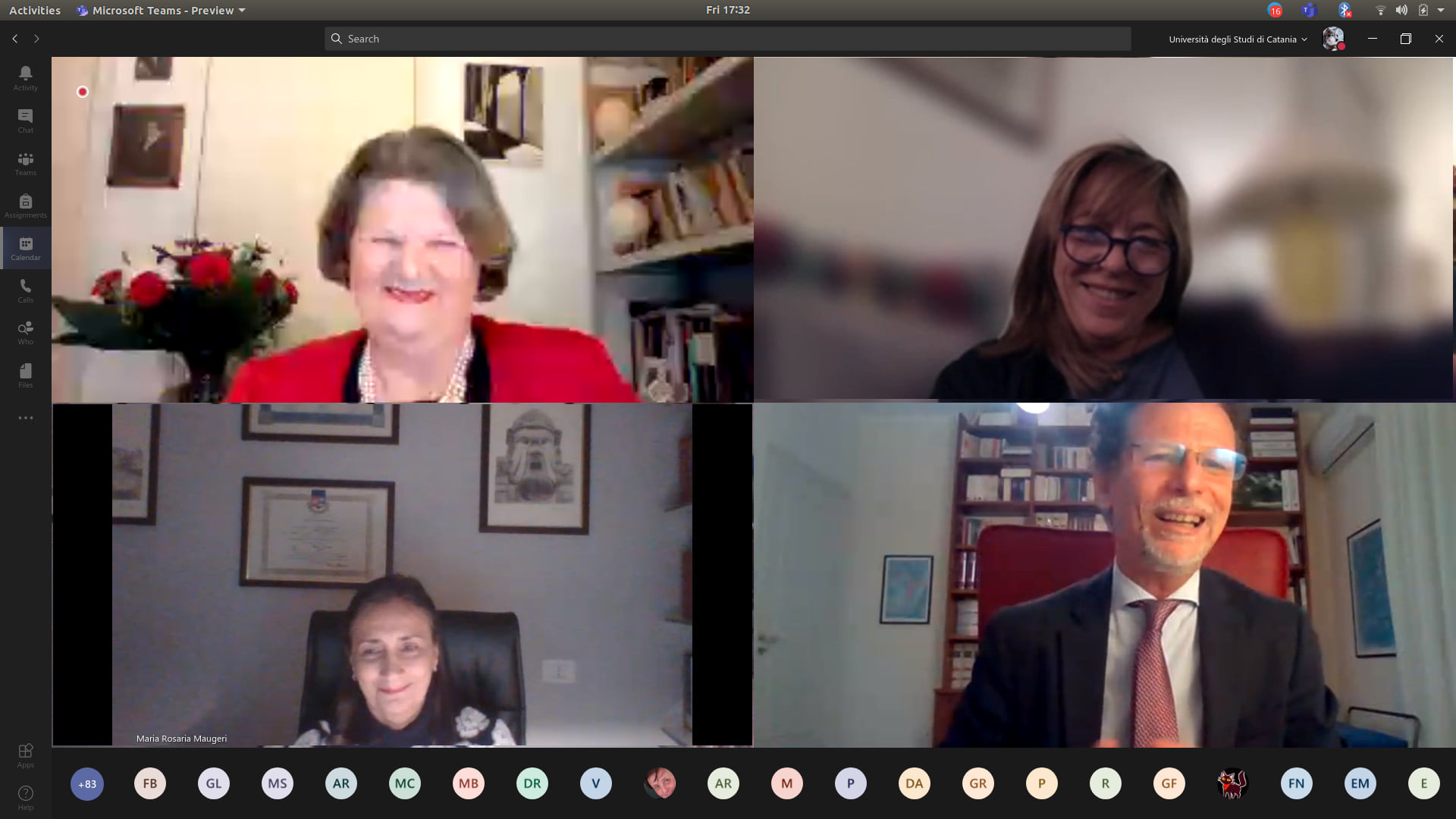 Francesco Priolo, Petra Rudolf, Marisaria Maugeri, Maria Grazia Grimaldi