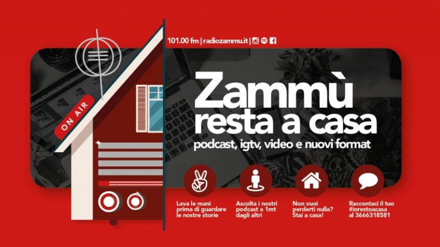 banner radio zammù resta a casa