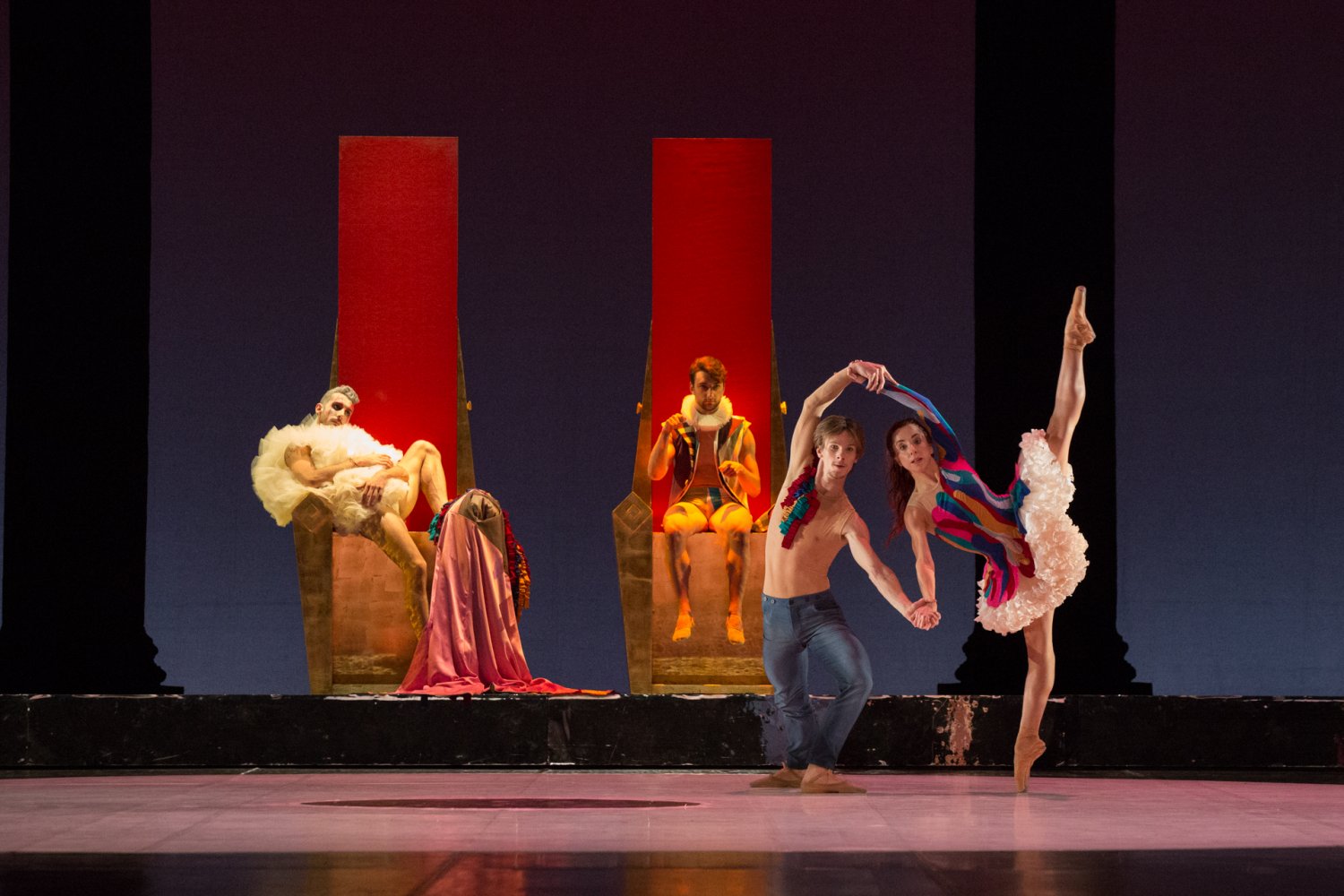 Una scena del balletto "La Bella addormentata" (ph Rosellina Garbo)