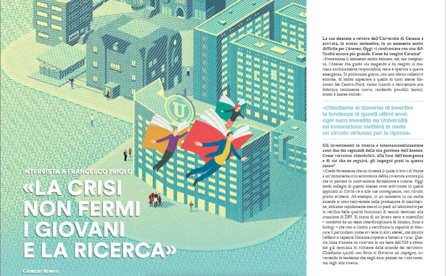 titolo intervista al rettore priolo