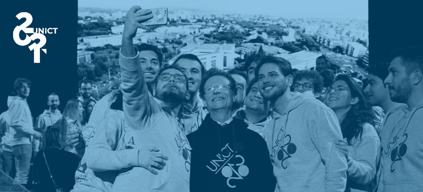 Selfie rettore studenti a unict 2020