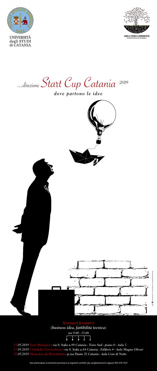 Locandina seminari start cup 2019