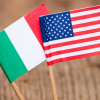 bandiere italiana e americana