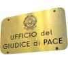 Targa Ufficio del Giudice di Pace