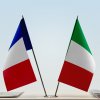 bandiere francia e italia